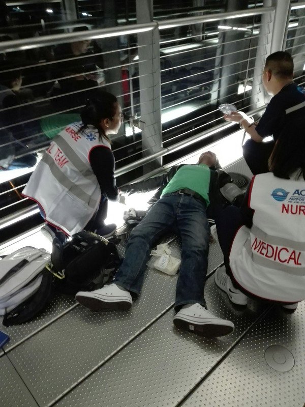 台灣護理師伸援手 曼谷機場救人一命
