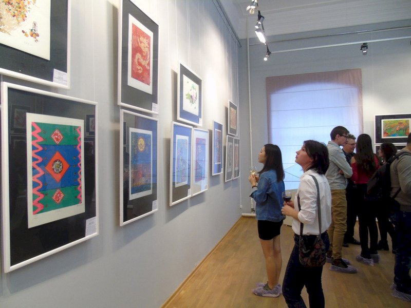 台灣傳統春節版畫展 俄國古城驚艷