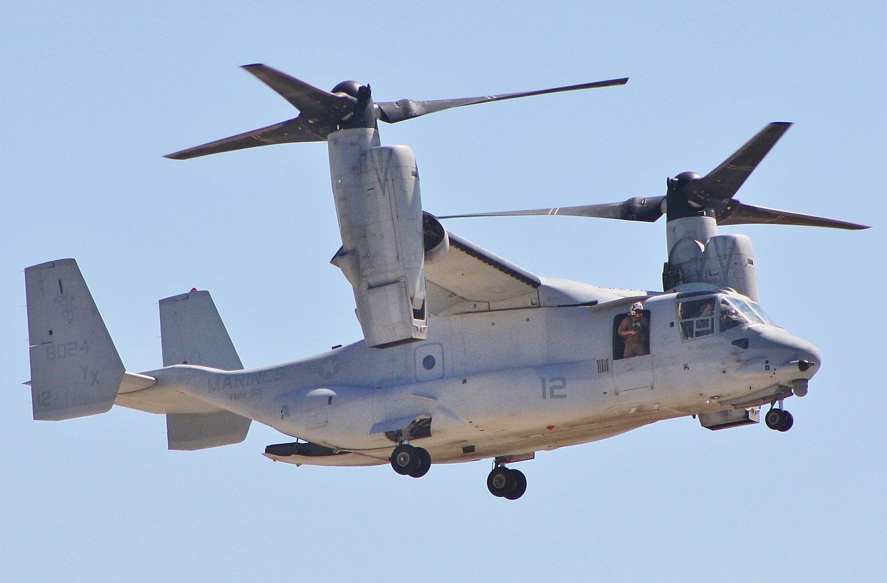 美軍5架CV-22魚鷹機 將抵東京基地
