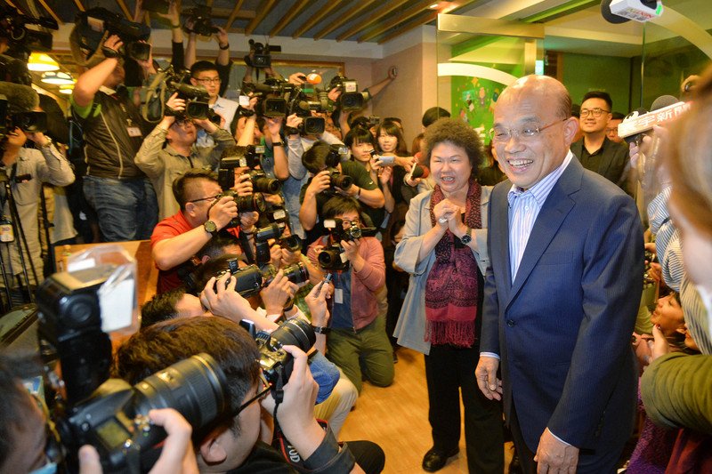 傳陳菊任總部主委 蘇：民主政治一起努力