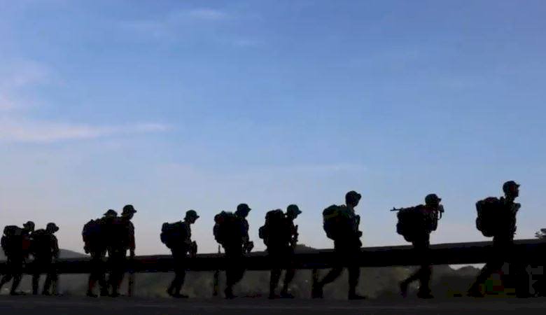 完成275公里行軍 特戰官兵練戰力