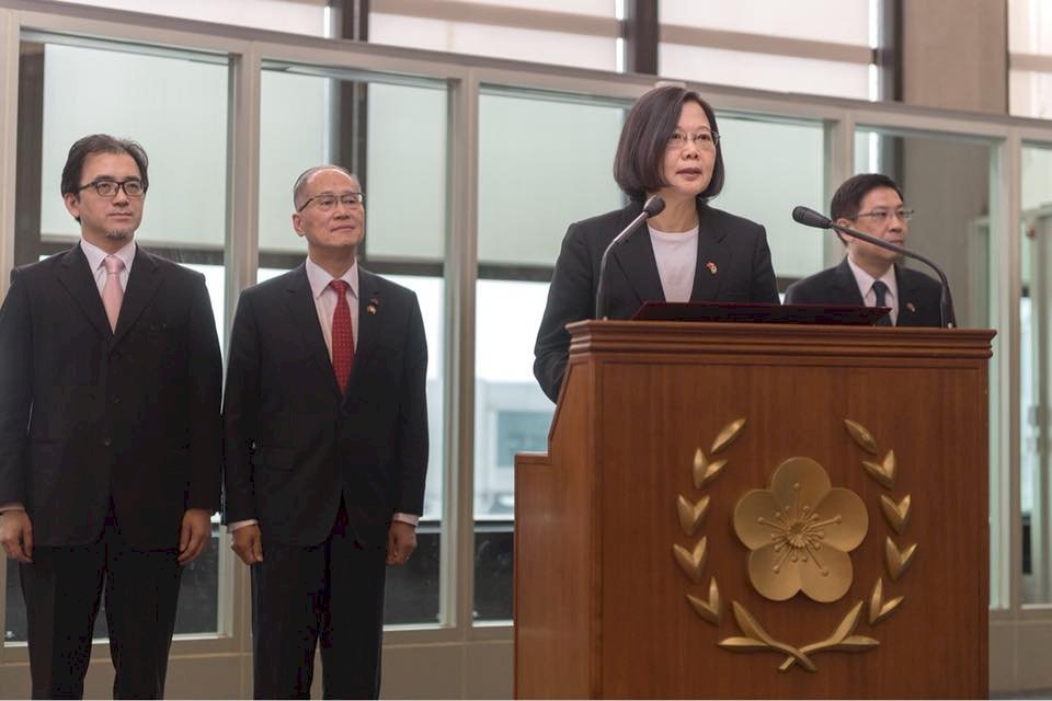 拚國際空間 蔡總統：台灣就是要走出去