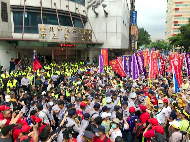 集會遊行熱區  北市去年9千多場
