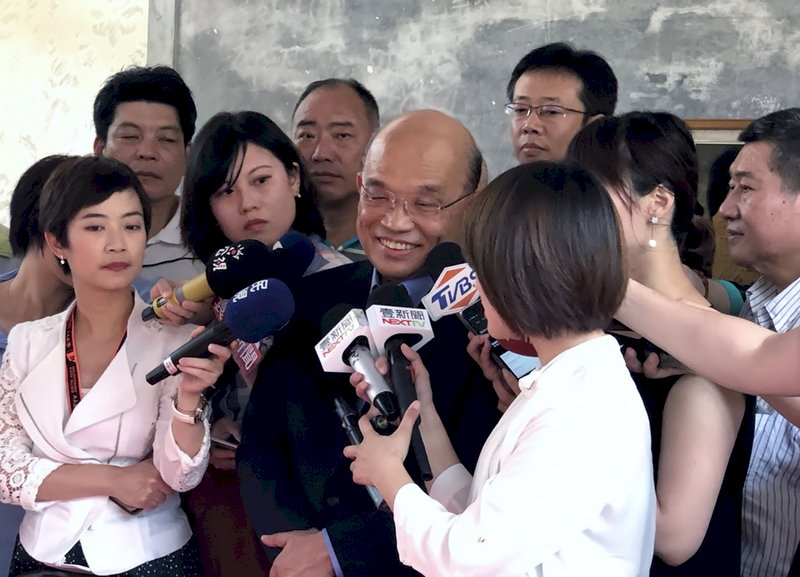 獲提名參選 蘇貞昌：翻轉新北 大步向前