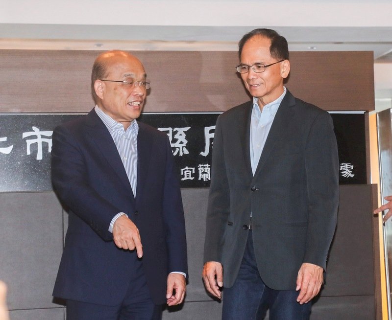 蘇邀任競選總部榮譽主委 游錫堃一口答應