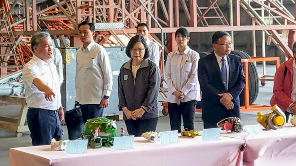 總統：決心發展國防航太產業 打國際盃