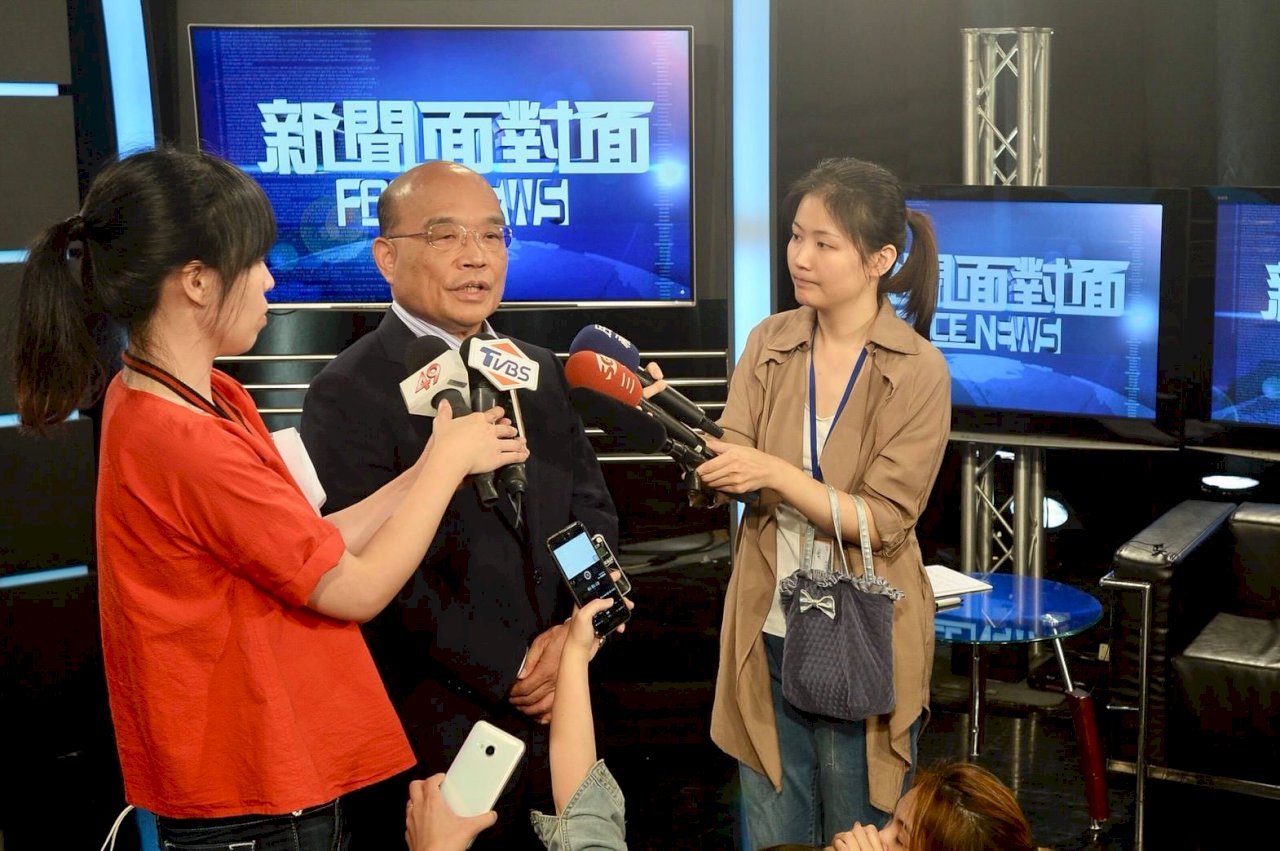 台北自提陳菊、賴揆助選情？ 蘇：都不適當