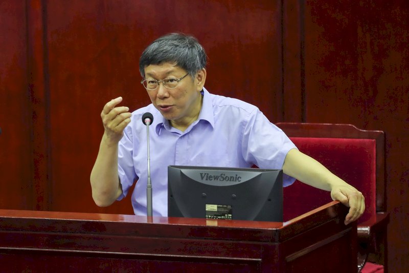 打柯等於倒英？ 柯文哲：這種話不只一人講