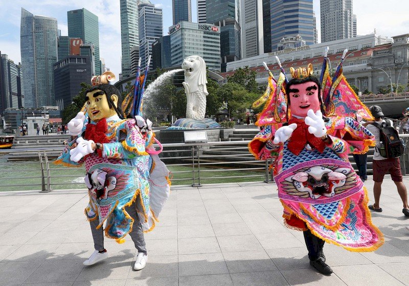 電音三太子快閃新加坡 讓世界看見台灣