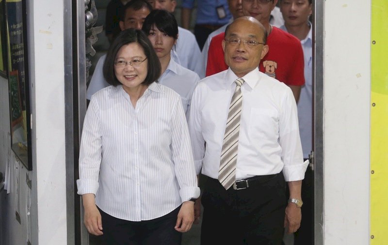蔡蘇同台做公益 蔡英文：蘇市長會做得更好