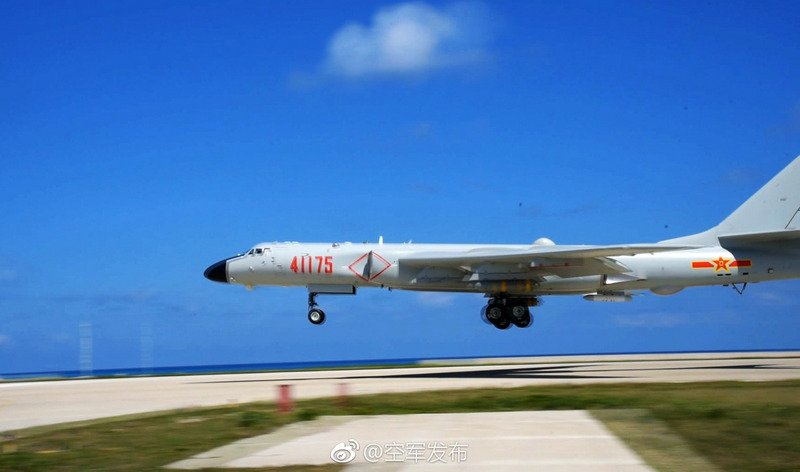 中國轟炸機南海起降 菲國會議員抨擊