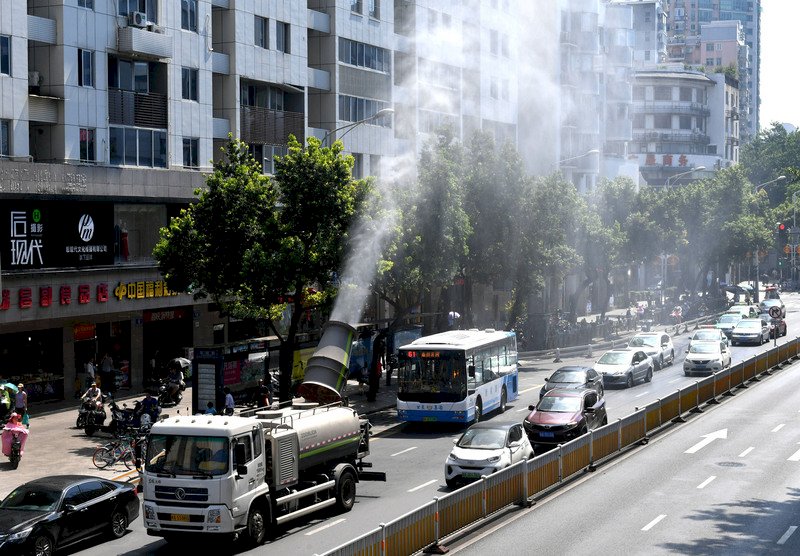 中國飆高溫 多地「炎值」爆表