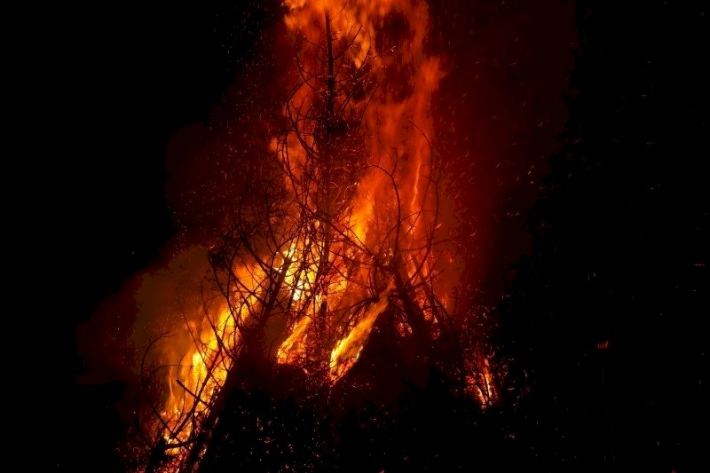 美國野火延燒至境內 加拿大小鎮發布疏散令