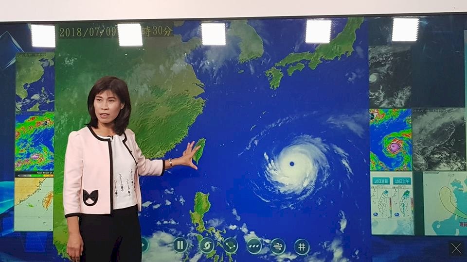 氣象局發布強颱瑪莉亞海警 今午夜發布陸警