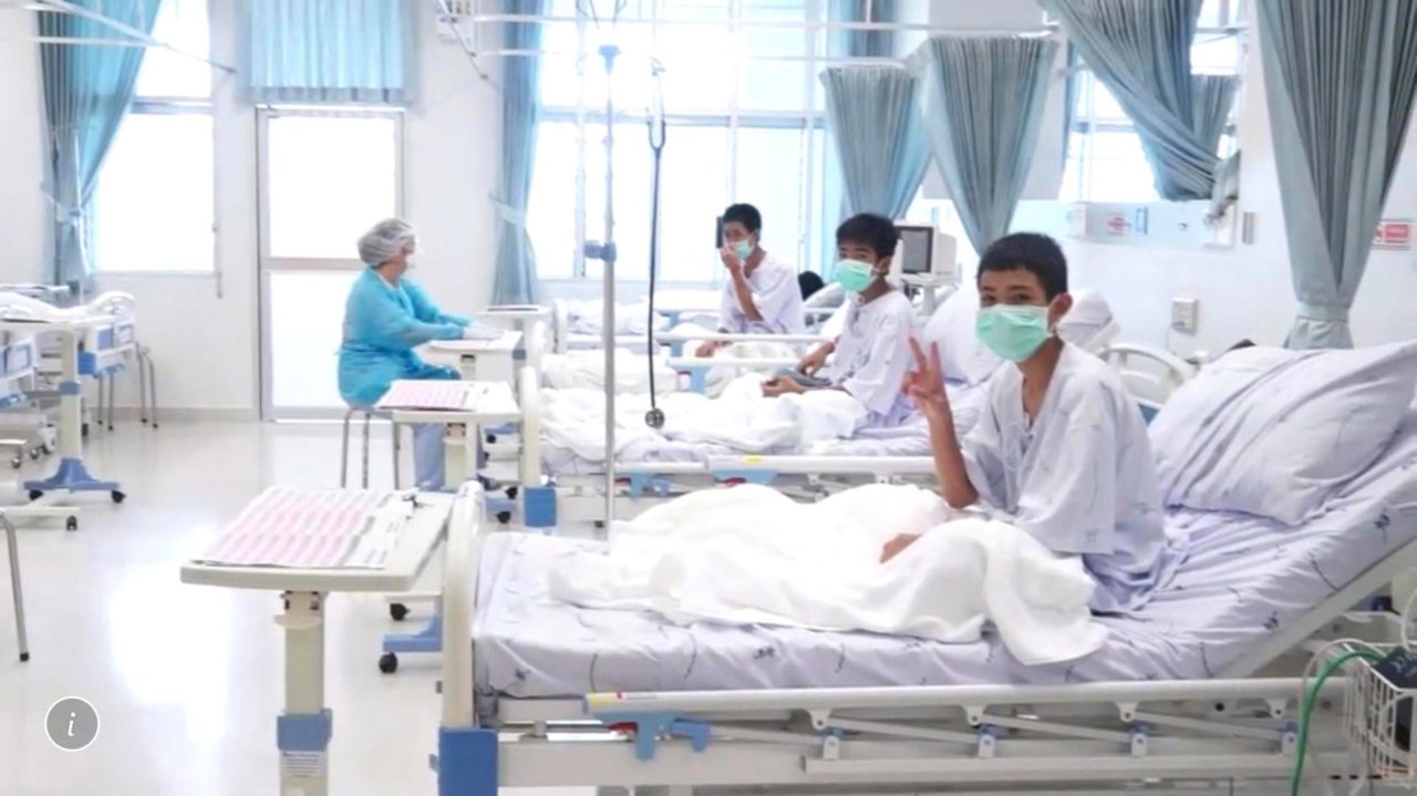 泰國獲救少年出院 準備出席記者會