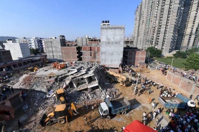 印度6層建築物倒塌 3死12失蹤