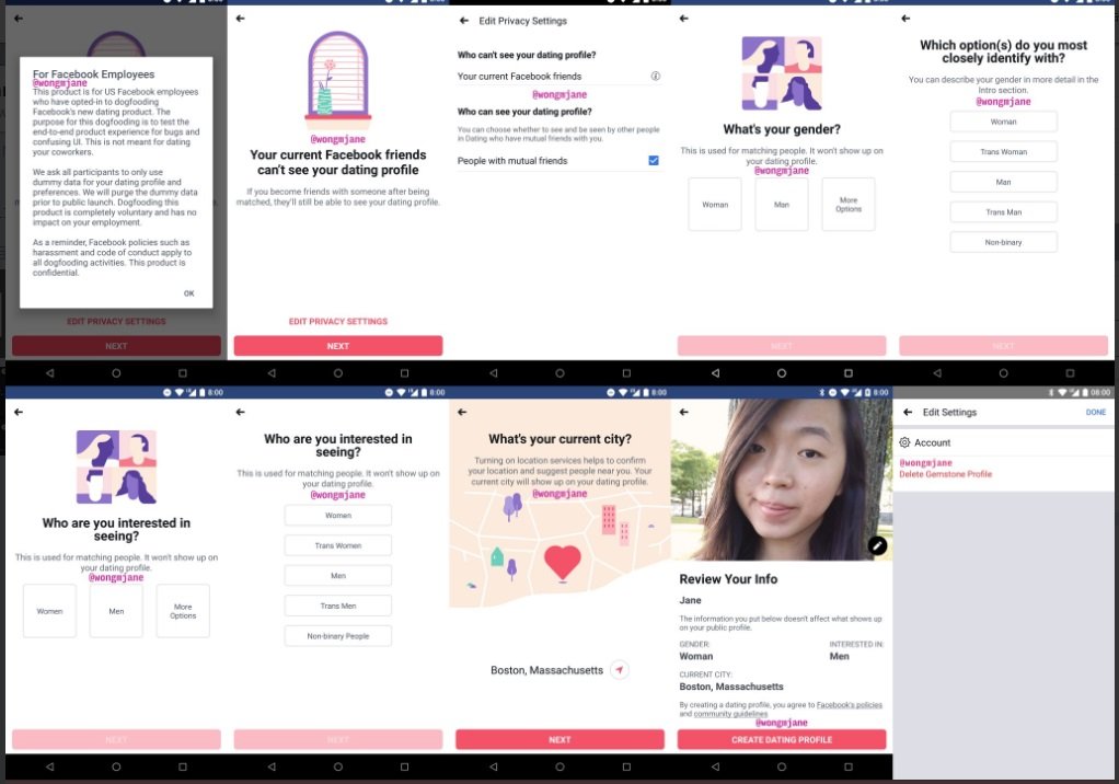 臉書約會服務Facebook Dating 開始內部測試