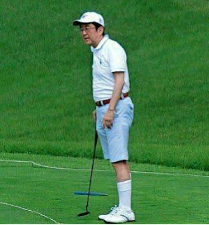 安倍與大老球敘 備戰自民黨總裁選舉