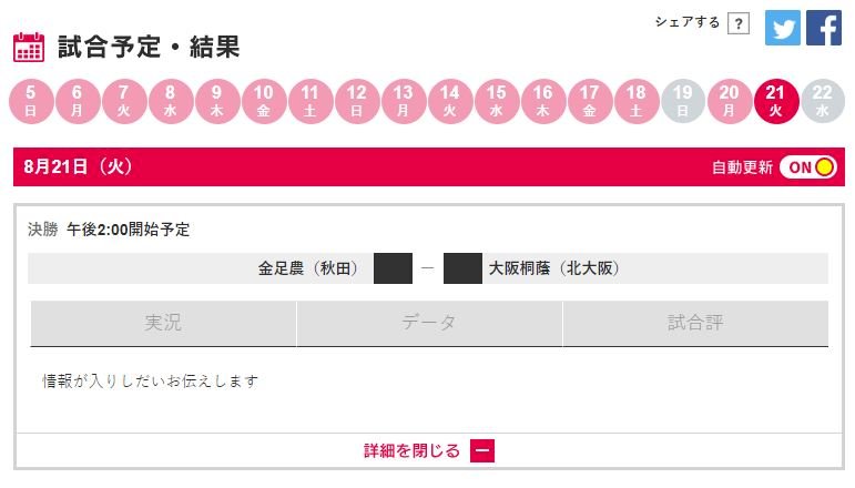 大阪桐蔭勝出 21日與金足農爭甲子園冠軍