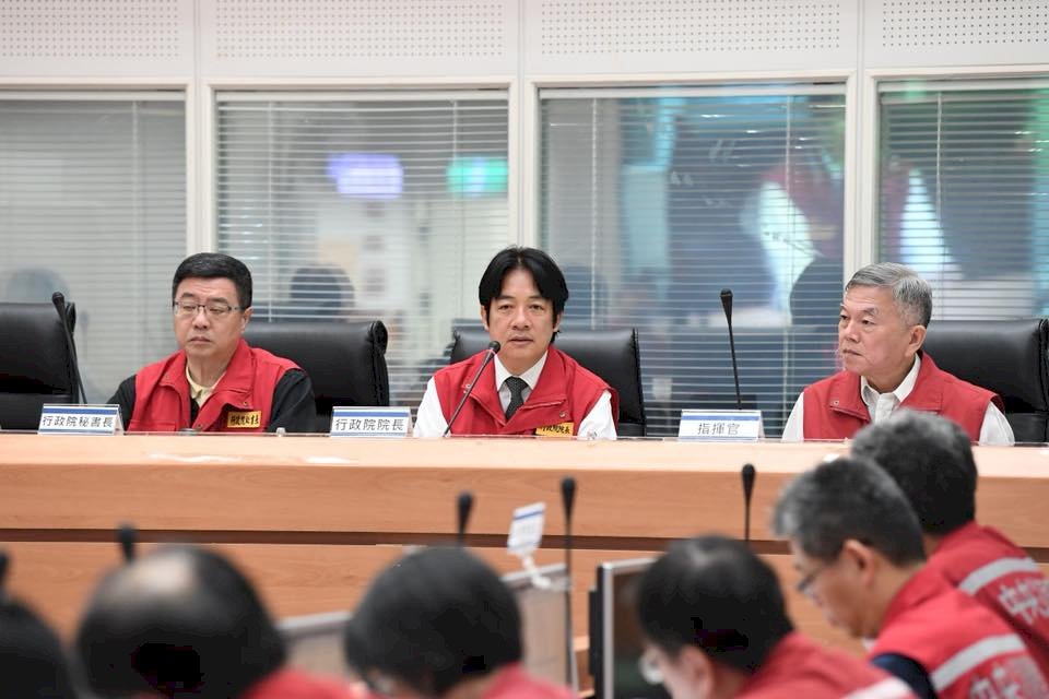 淹水逐步消退 賴清德指示加強防疫措施