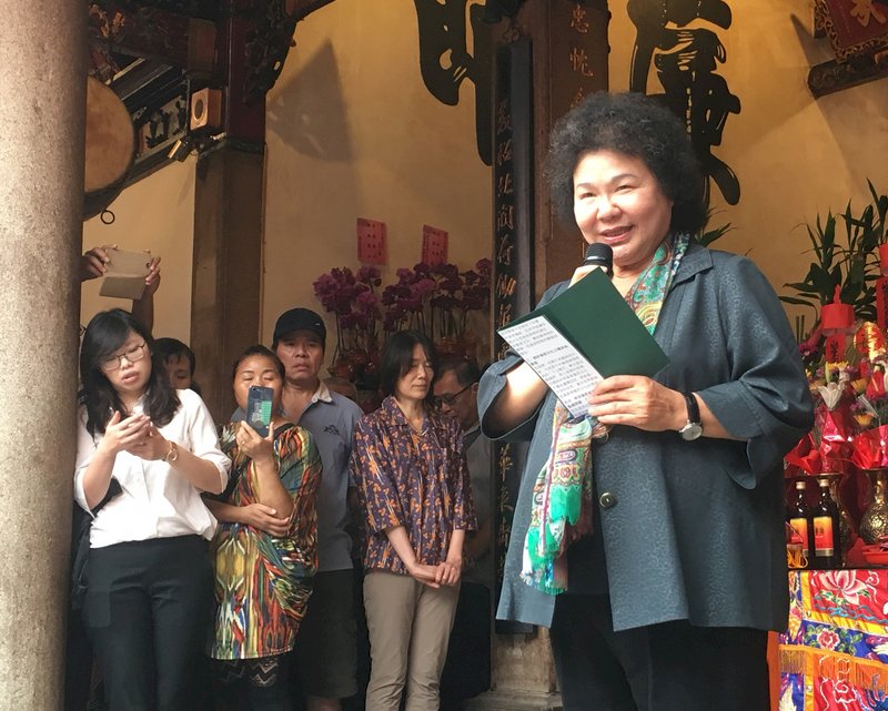陳菊：總統會用義民精神把國治理好