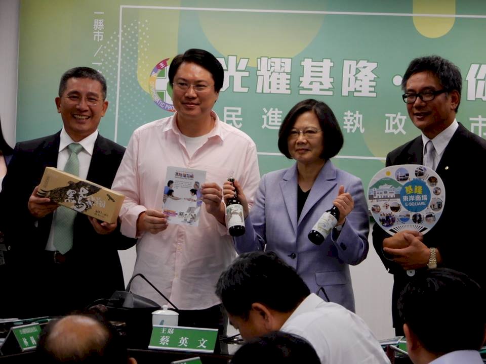 林右昌談基隆政績 總統：林右昌沒讓人失望