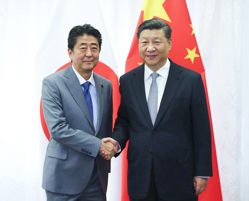 習近平要日本妥處台灣議題 安倍：立場不變