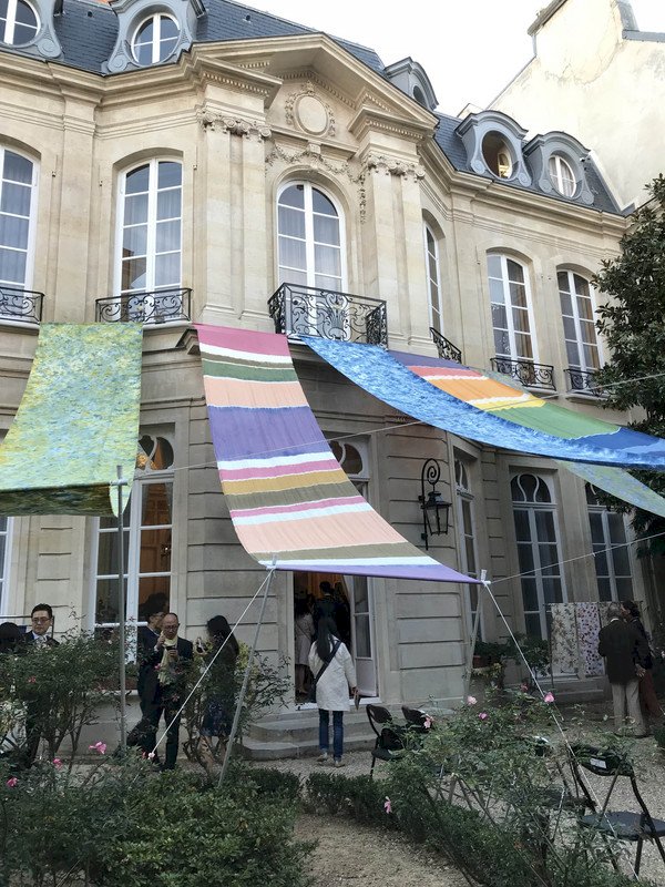 法國古蹟日 駐法處展出花樣宜蘭染