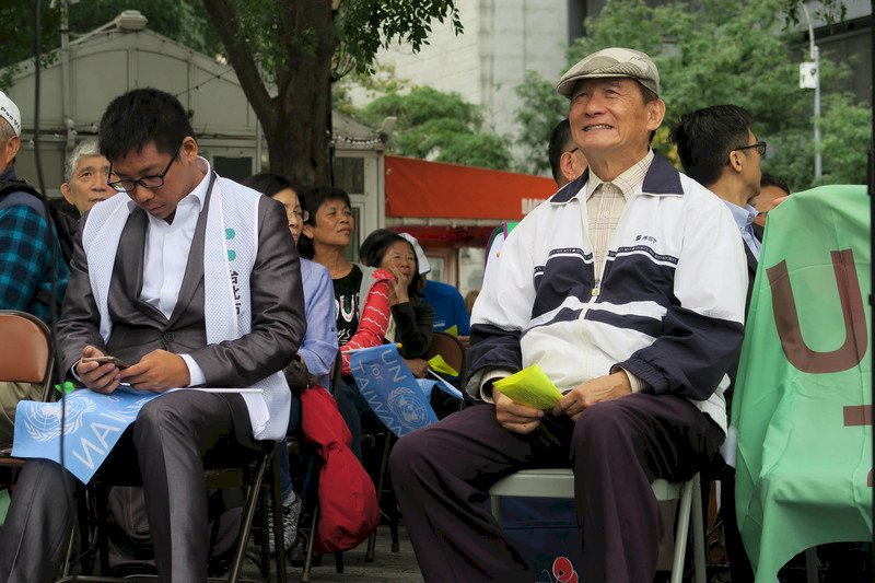 蔡明憲紐約宣傳入聯 盼中國正視台灣民意