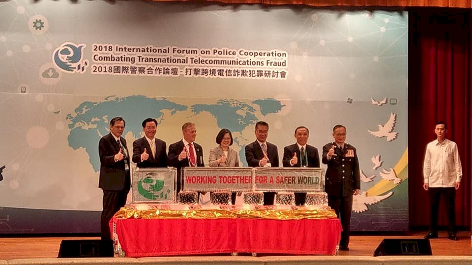 打擊犯罪 總統：台灣是國際安全網不可或缺一環