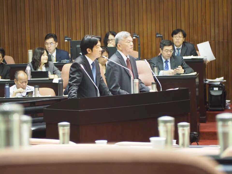 賴揆治水專案報告 再度向受災民眾致歉