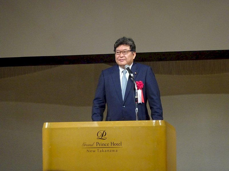 世台會上致詞 安倍心腹盼解決食品問題