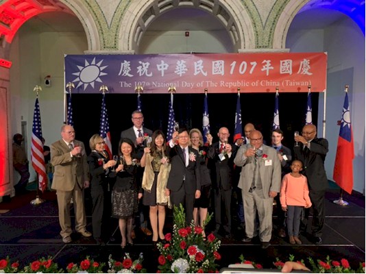 芝加哥雙十酒會 歡慶中華民國生日