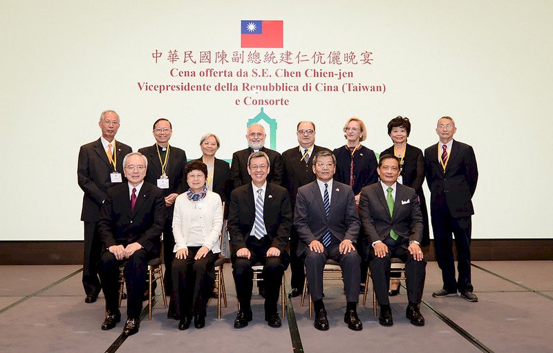 出席封聖典禮前夕 陳建仁：天佑台灣民主自由
