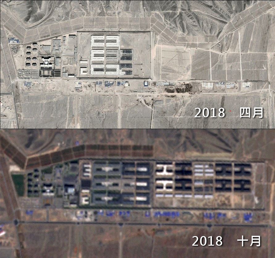 BBC揭新疆再教育營 衛星圖證明營地迅速擴大