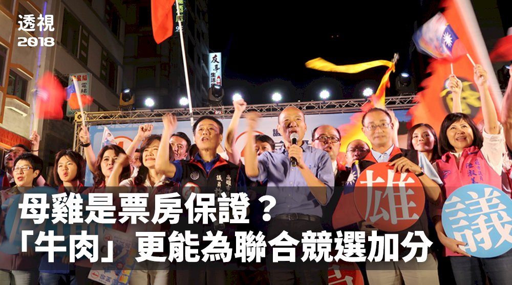 透視2018／母雞是票房保證？「牛肉」更能為聯合競選加分