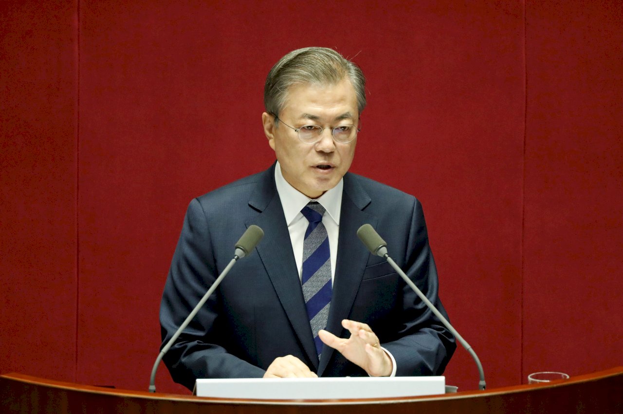 文在寅國會演說：金正恩不久後將訪首爾