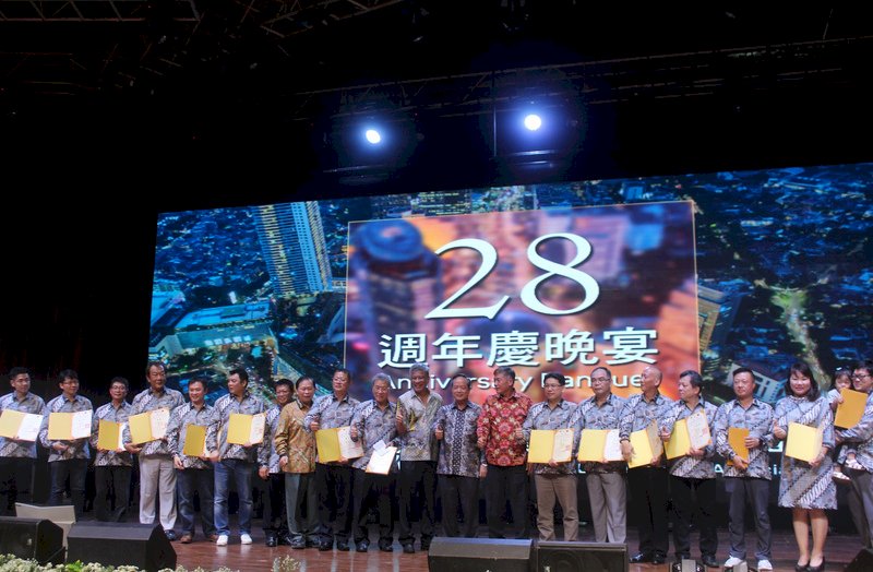 雅加達台商會28週年 賑災義舉促台印友誼