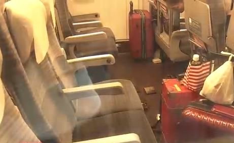 日本新幹線車內冒煙停駛 4乘客不適送醫