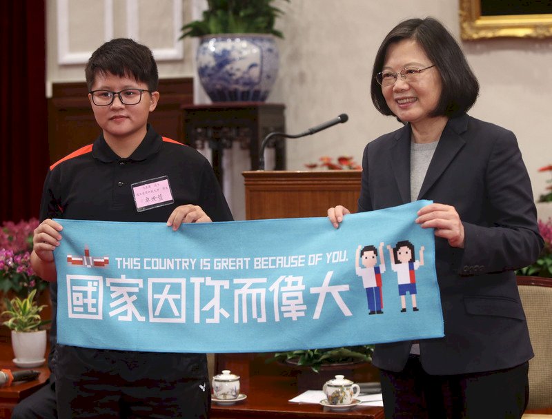 總統：體育帶領台灣突破外交困境 被世界看見