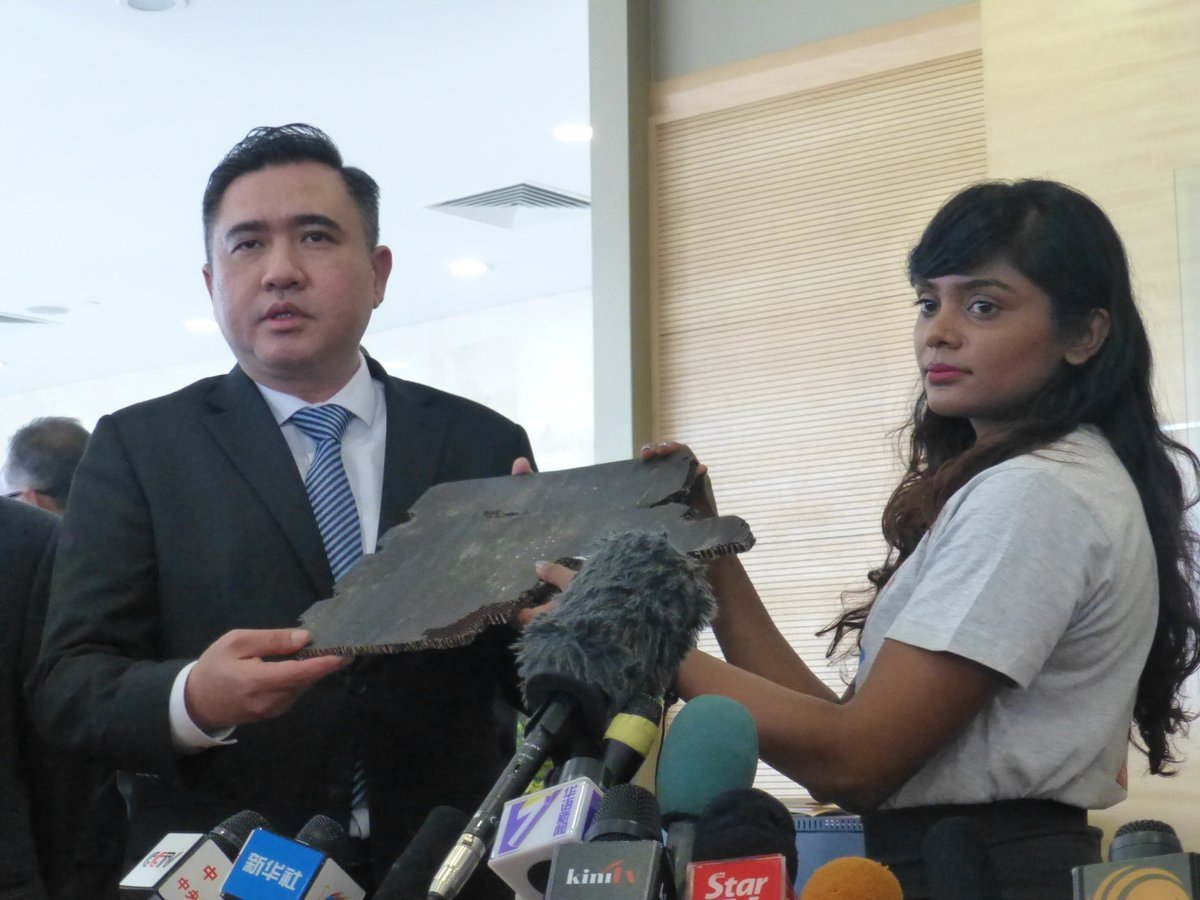 MH370班機家屬將殘骸交大馬政府 盼重啟搜尋
