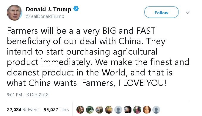 美中貿易休兵 美國農民謹慎觀望