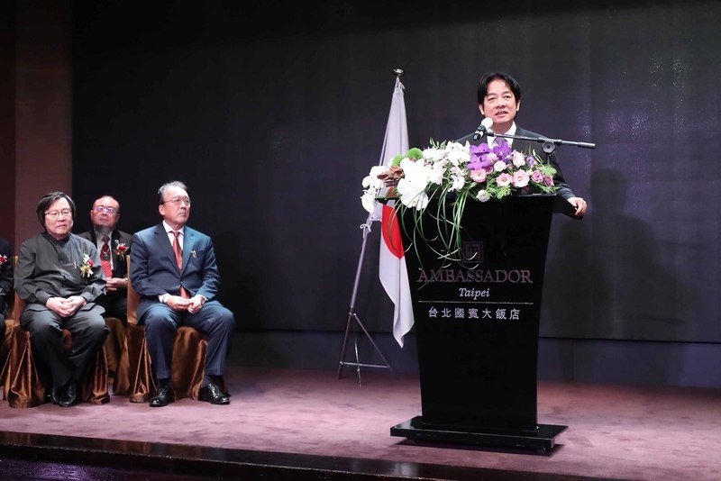 賴揆盼加強台日關係 不受任何意外事件影響