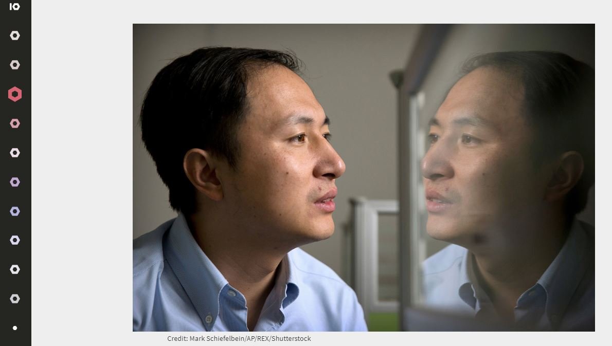 「自然」雜誌公布年度十大科學人物 賀建奎上榜