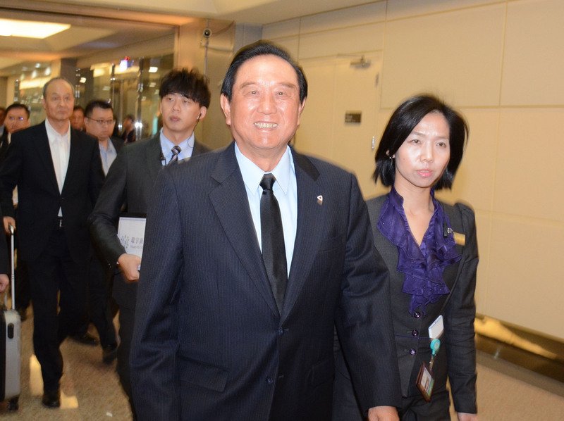 陳雲林抵台弔唁江丙坤 未發表談話