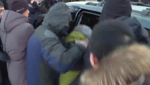 抗議開審王全璋 楊春林、張哲誠被捕