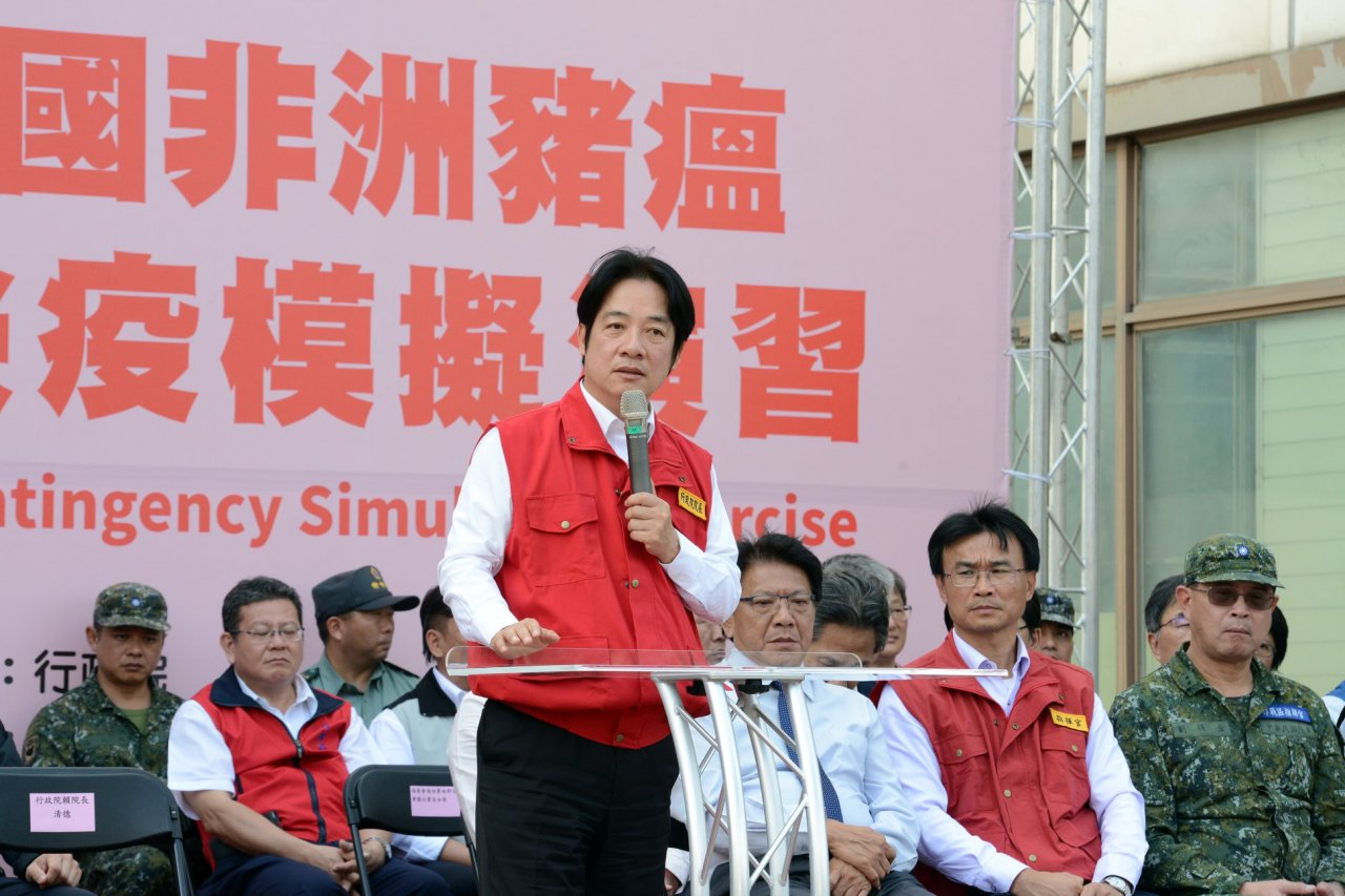 雲林禁廚餘養豬 賴揆：應接受農委會指揮防疫