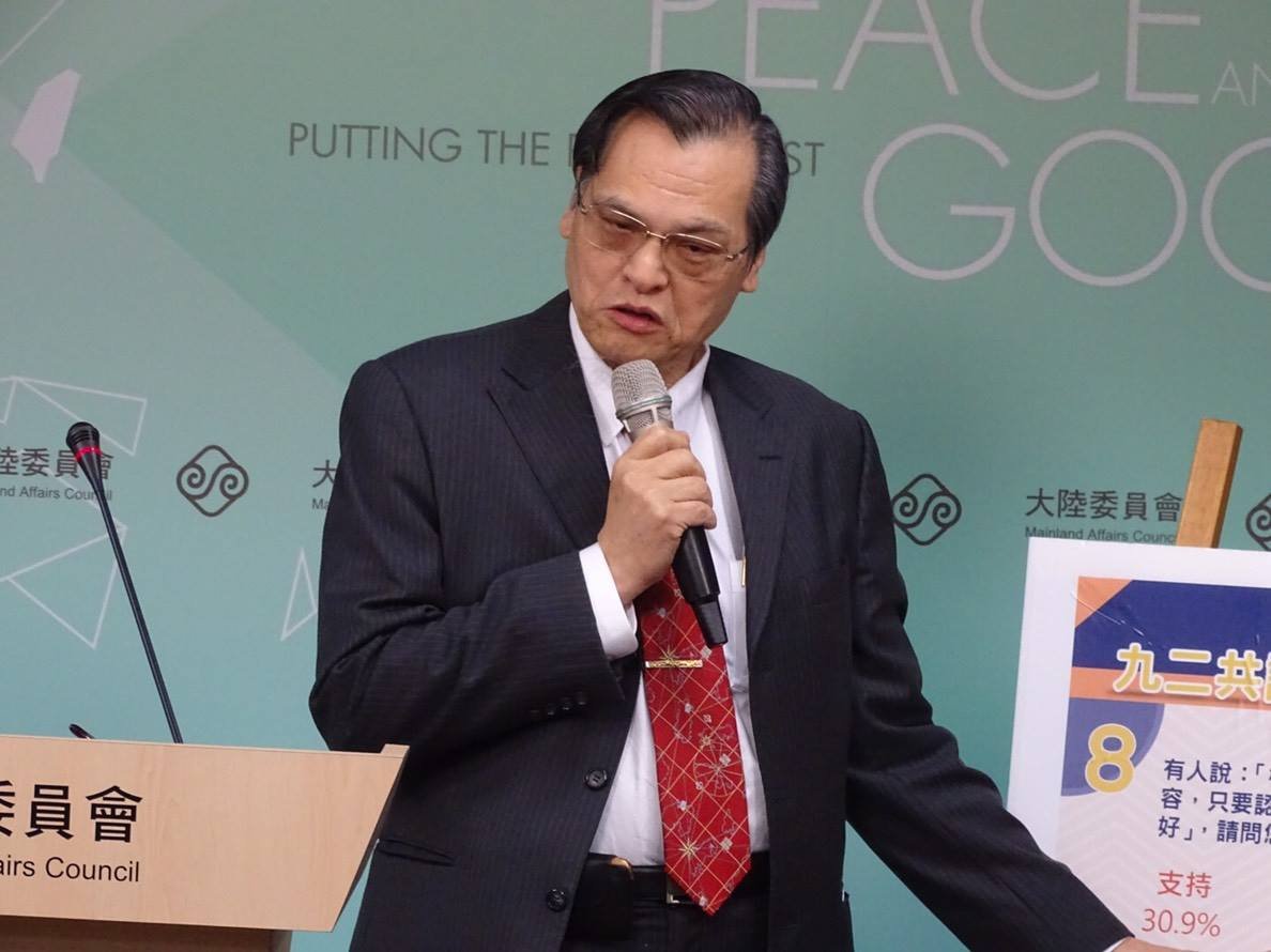駁「一中各表」 陳明通：「一中不表」才是事實