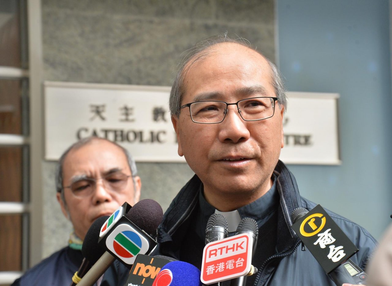 夏志誠暫管香港教區 不擔心政治立場影響任命