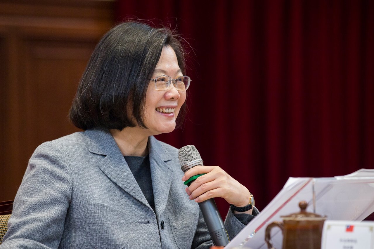 法新社：蔡總統抨擊北京蓄意顛覆台灣民主